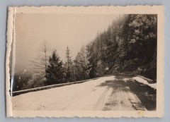 near Bayrischzell? 1942 – Country Road Cobblestone Mountain Road – Photo