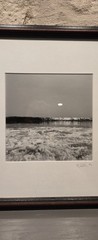 Framed Black and white Photograph of an Ocean Wave By Ty Dikhoff created in 1999