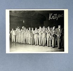 Gene Krupa Band 1949 Art Photo Print Card Fotofolio 4.25”x6” Jazz