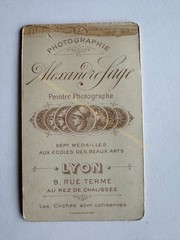 orig. CDV Photo Photograph Picture Old Circa 1870 Sage Lyon Couple