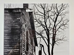 Original Signed John Bower 35mm Fine Art B&W Photograph 20×16 Framed Midwest Art