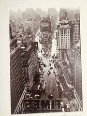 LOU STOUMEN “Times Square in the Rain, 1940” reprint framed, 8×10