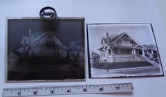 1915 Photograph Glass Negative NE 20th & Prescott Portland Knut Clifton House