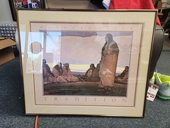 Vintage Art Photograph » Tradition» Framed And Matted- Maynard Dixon