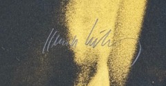 Karin Szekessy, Lilly Dagmar in profile, light print, 1972, autographed and numbered