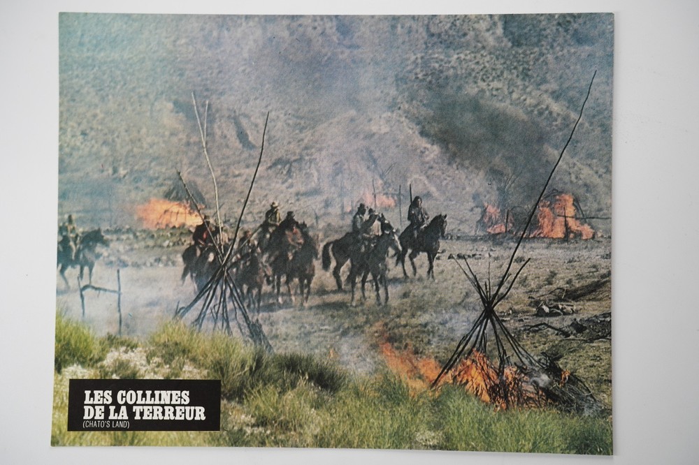 Photo Cinema Lobby Cards The Hills Of Terror (Chato’s Land) 22X28Cm 1970