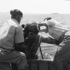 Baryte Print Photo Greece Fisher 1960 Size 30x30cm