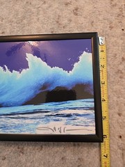 Eric G. Weaver Signed Digital Photographic Print of Beach Crashing Waves Unique