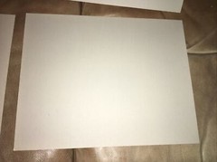 Vintage Photo Art Photography on Hardboard 14” x 11” four piece lot.