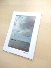 Matted Photo Print Ocean Storm Caribbean Sky Modern Photography Home Decor