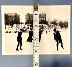 Skating In Central Park NYC, 1894 Fotofolio Art Photo Print Card 4.25”x6”