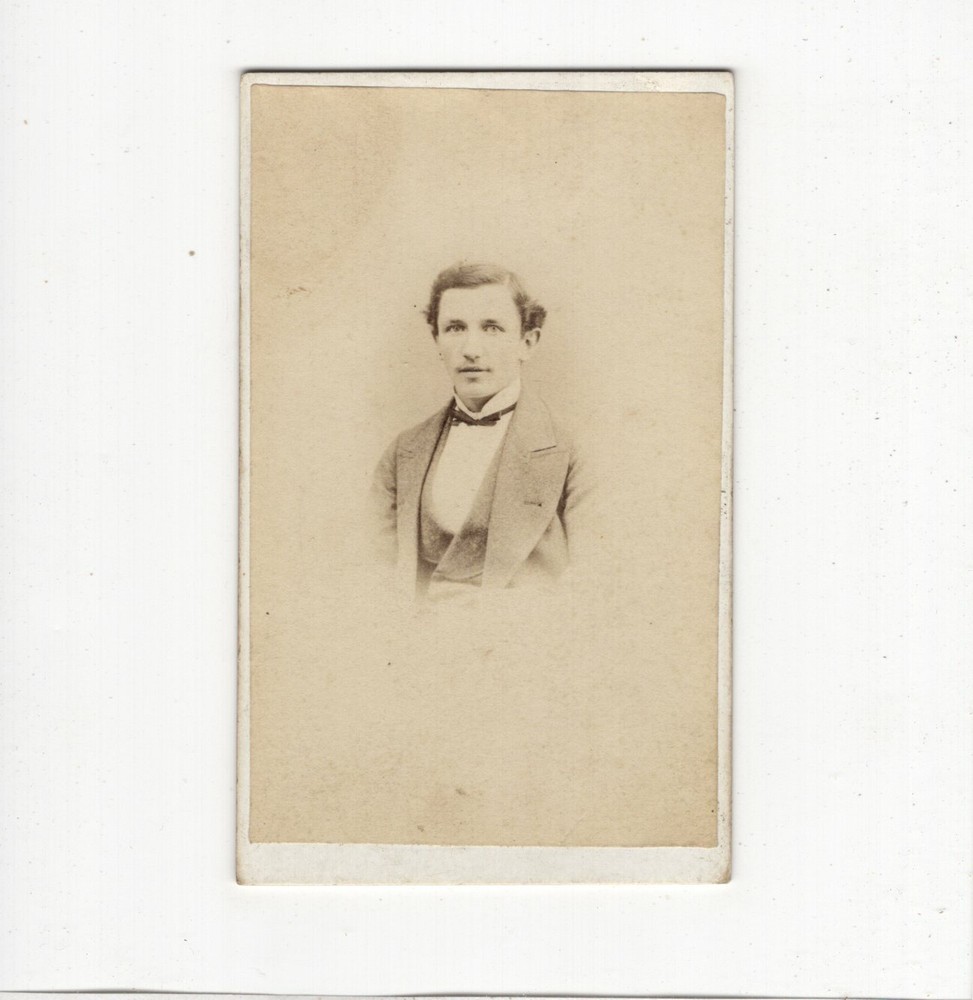 North Devon CDV Photo Man Portrait – Wellington 1870s