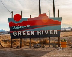 Green River Utah Western USA Scene Signage 16×20 Archival Pigment Photo Print