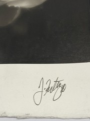 Jim Fitzgerald Untitled Photo Flower Signed Photograph Carbon Transfer