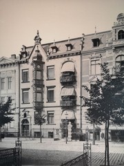 Large Phototype 1889. Berlin. Hansa Quarter. Residence Lessingstraße 62. Hermann