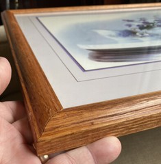 RARE Vintage 1983 Art Poster Series 700B Art Gore Photograph “Violets” Framed