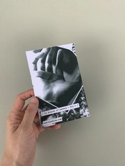 Original OOAK Handmade B&W Photo Zine of Collaged Darkroom Prints