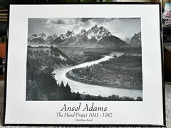 Ansel Adams The Mural Project Tetons Snake River Wall Art Print Framed 24”x30”
