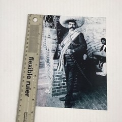 Emiliano Zapata Retro Replica Photo: 8.5” X 6”, Kodak Photo Paper, Mexico 2006