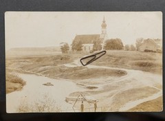 Photo View Church Latvia Estonia Poland River Man Building House Picture Russia