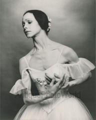 Beautiful Eva Evdokimova prima ballerina dancer vintage art ballet photo