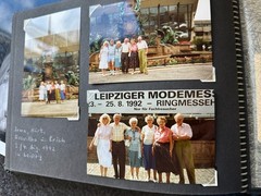 Old photo album civilian with defects, life in the GDR/51