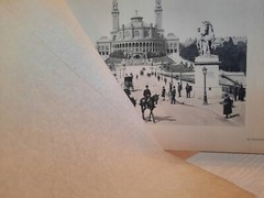 Paris Versailles France Pictures Black White Antique Photo Book