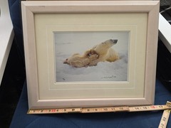 Thomas Mangelsen – Northern Comfort (Signed 1999) 10×14 Framed