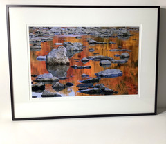 Fine Art Photograph Vermillion River with Autumn’s Reflections Signed & Matted