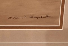 THOMAS D. MANGELSEN COLOR EAGLE PHOTOGRAPH SIGNED AND NUMBERED 102/850