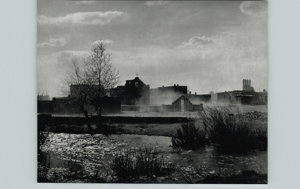 1929 1963 Ansel Adams Dust Storm Taos New Mexico Art Photo 11X14