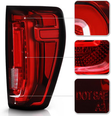 – for [Factory LED Type] 2019-2023 GMC Sierra 1500 Full LED Tail Light Brake Lam