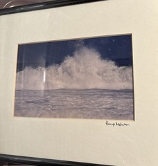 Ocean Wave Framed Photo Signed Philip Keohan