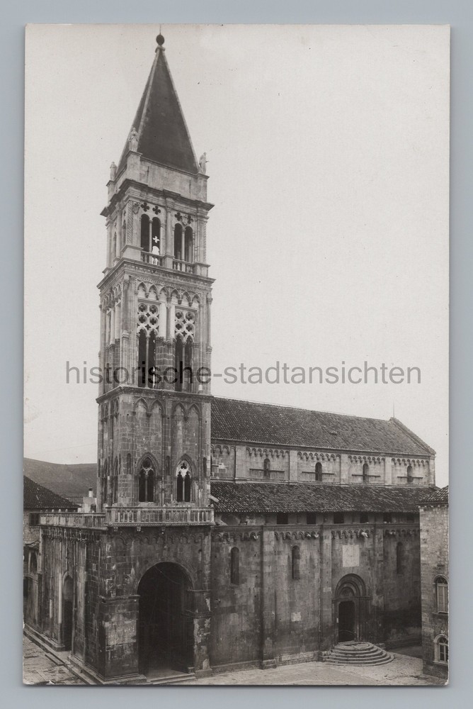 Trogir Croatia Cathedral Photo/Postcard 1930s