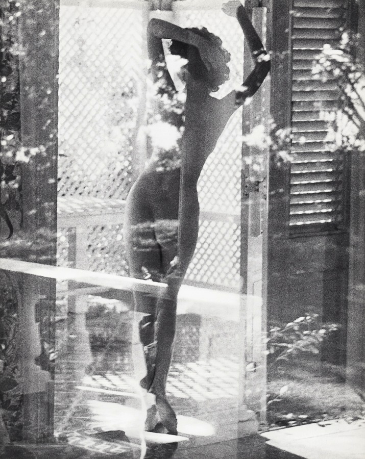 1966 Vintage 16×20 FEMALE NUDE Woman Surreal Art Photo Gravure By JOHN RAWLINGS