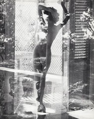 1966 Vintage 16×20 FEMALE NUDE Woman Surreal Art Photo Gravure By JOHN RAWLINGS