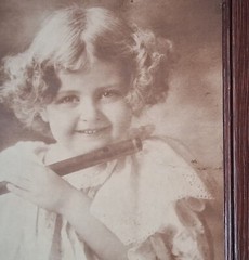 WHAT’LL YOU HAVE? 1897 M.B. Parkinson REAL PHOTO Cupid Awake / Cupid Asleep Girl