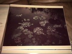 Vintage Photo Art Photography on Hardboard 14” x 11” four piece lot.