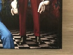 Beth Conklin Color Digital Photograph «Gangster». Framed on wood panel, Signed
