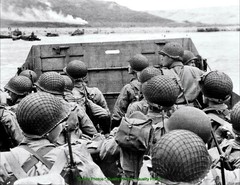 US Army Troops Soldiers Landing at Normandy 8.5×11″ Photo Print World War II