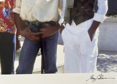 THE JACKSON 5 Hand Signed Photograph by GREGG COBARR Michael Jackson Pop Star