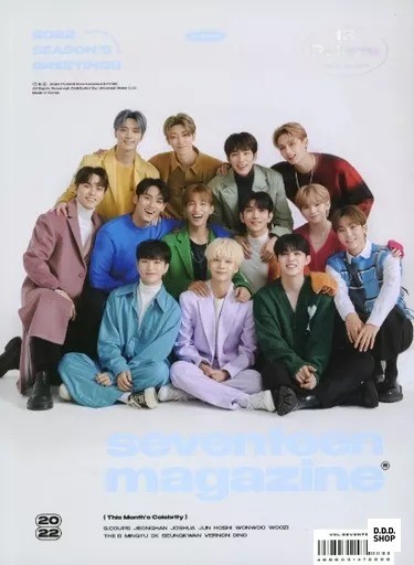 SEVENTEEN 2022 Seasons Greetings Photobook 13 Palette Kpop Special Edition
