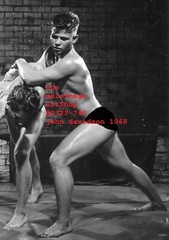 VINTAGE MALE PORTRAIT #0323-748 – JOHN DAVIDSON 1965- free shipping in usa
