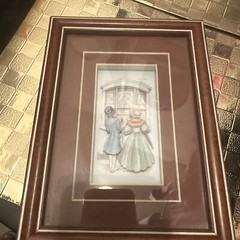 vintage Handmade 3D Framed Shadowbox – Wedding