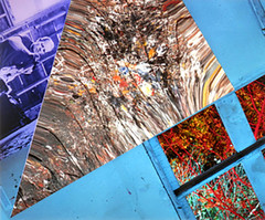 Barbara Kasten Juxatapositions, 1988 triptych
