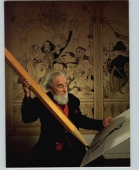 1990-91 1992 Original Yousuf Karsh Al Hirschfeld Portrait Photo Gravure Art