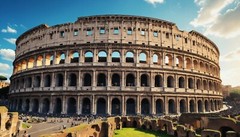 Digital Art Wallpaper Picture Image Photo Background Desktop AI Rome Coloseum