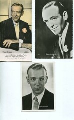Fred Astaire Lot Of 3 Photographs On Cards 14×9 Including Savon Complex -3-