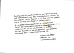 Photo Michael Schumacher, German Champion Formula 3 1990 – 10767765