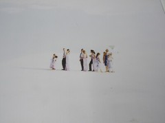 Julia Christe White Sands #4 photograph ltd ed Lumas 2000 9.5”x9.5” framed